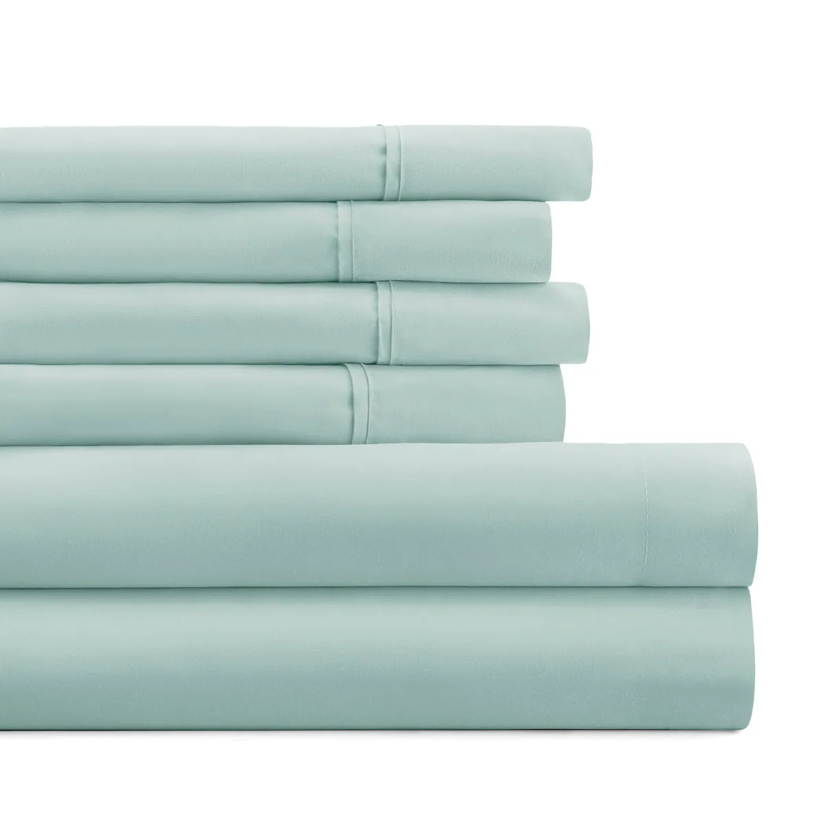 Bettlaken-Set von ienjoy Home auf einem Bett – Bild 3